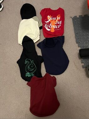 Assorted Dog Hoodies/Shirts (for dogs 20-25 pounds)